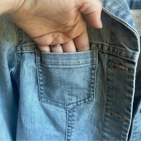 J. Jill Light Wash Jean Jacket, XS - Picture 5 of 14